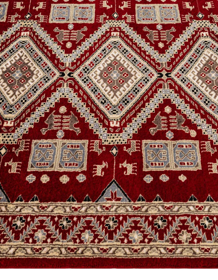 Detail image of 4' 3 x 6' 2 Hand Knotted Bokhara Oriental Rug