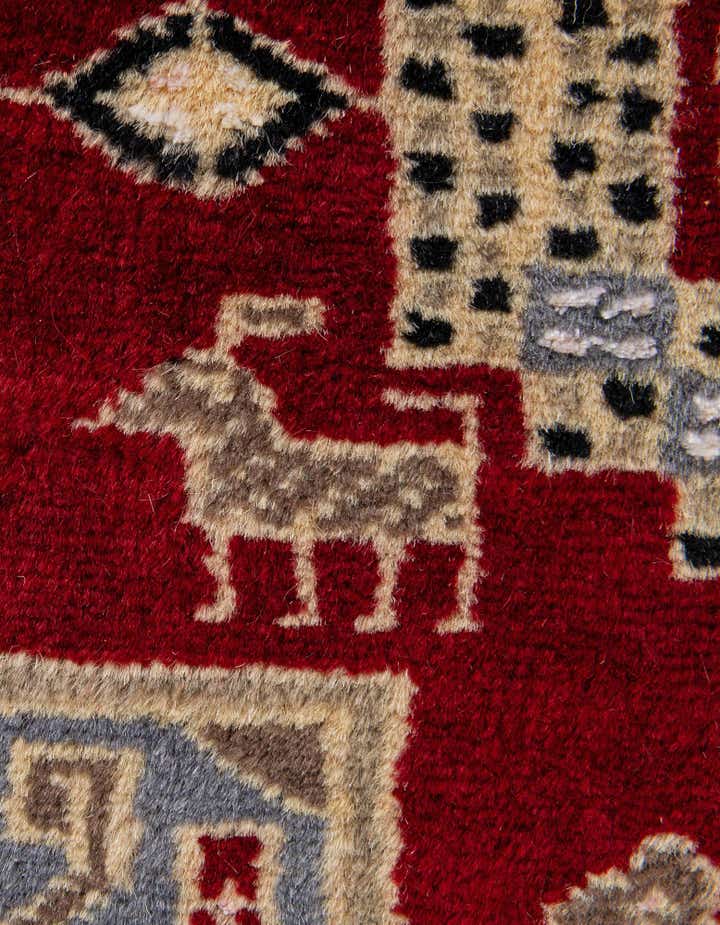 4' 3 x 6' 2 Hand Knotted Bokhara Oriental Rug