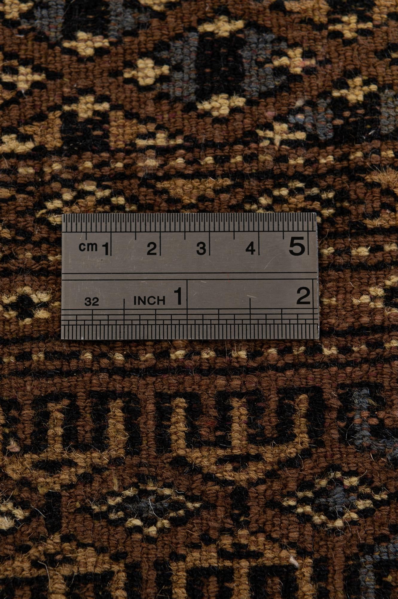 4' 1 x 6' 2 Hand Knotted Bokhara Oriental Wool Rug