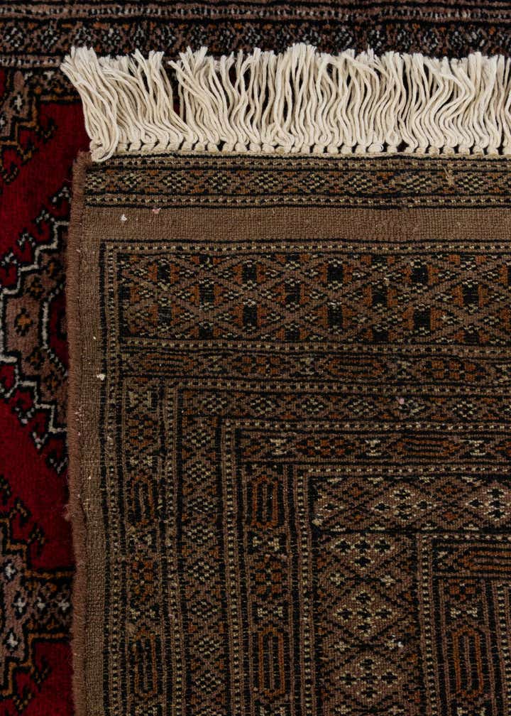 4' 1 x 6' 3 Hand Knotted Bokhara Oriental Wool Rug