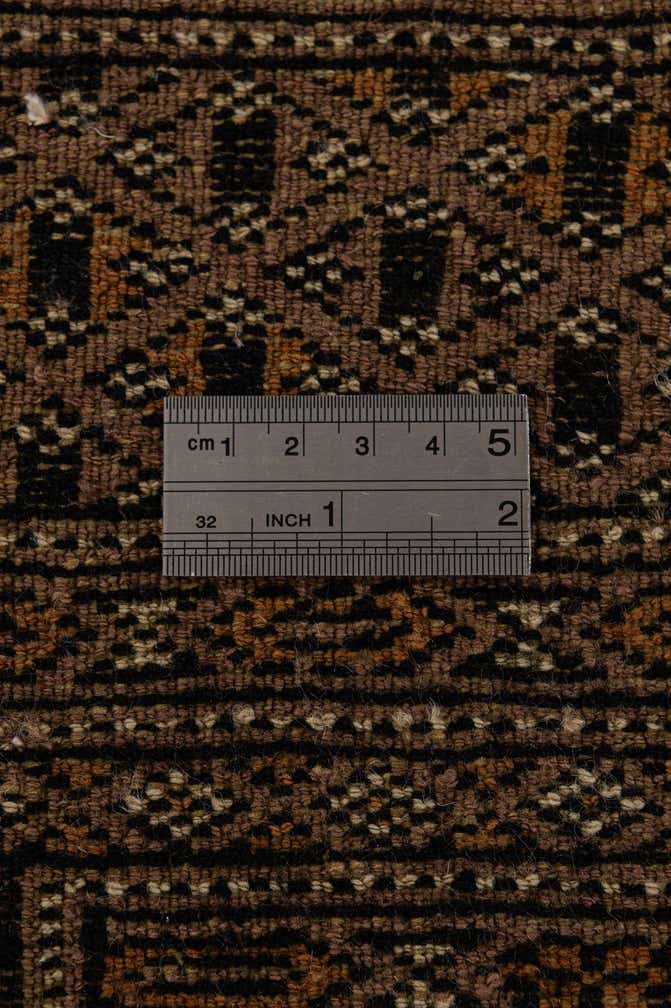 4' 1 x 5' 11 Hand Knotted Bokhara Oriental Wool Rug