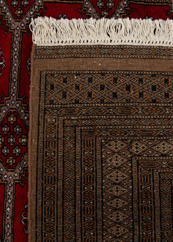 4' 1 x 5' 11 Hand Knotted Bokhara Oriental Wool Rug