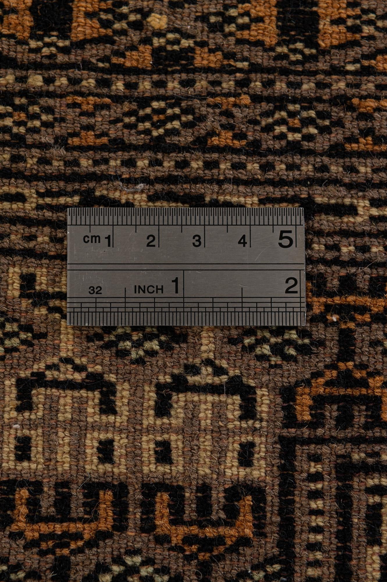4' 2 x 6' 4 Hand Knotted Bokhara Oriental Wool Rug