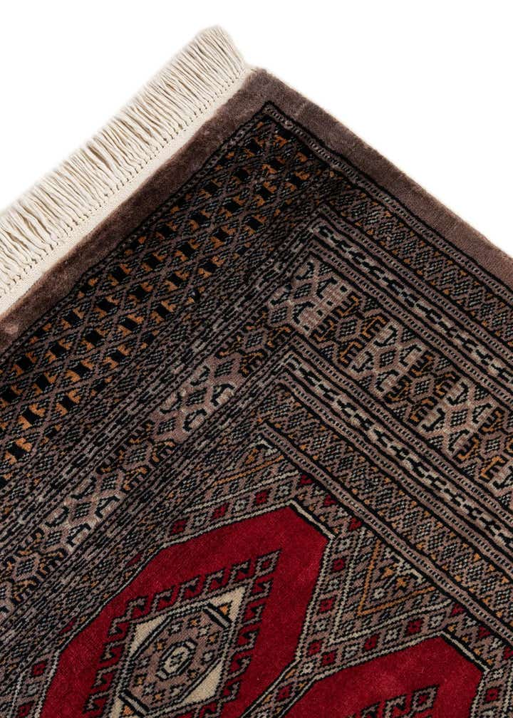 4' 2 x 6' 4 Hand Knotted Bokhara Oriental Wool Rug