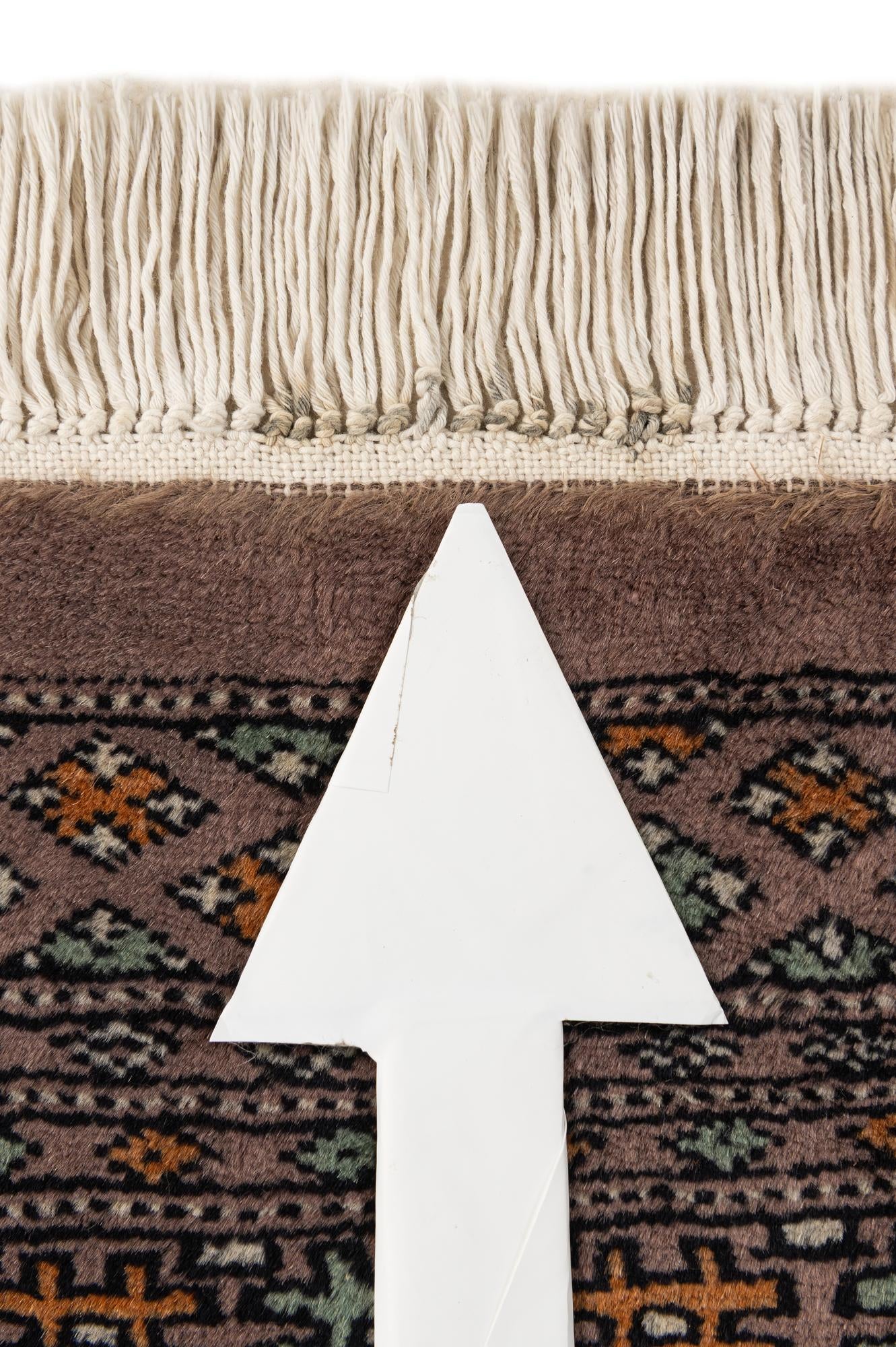 4' x 6' 1 Hand Knotted Bokhara Oriental Wool Rug