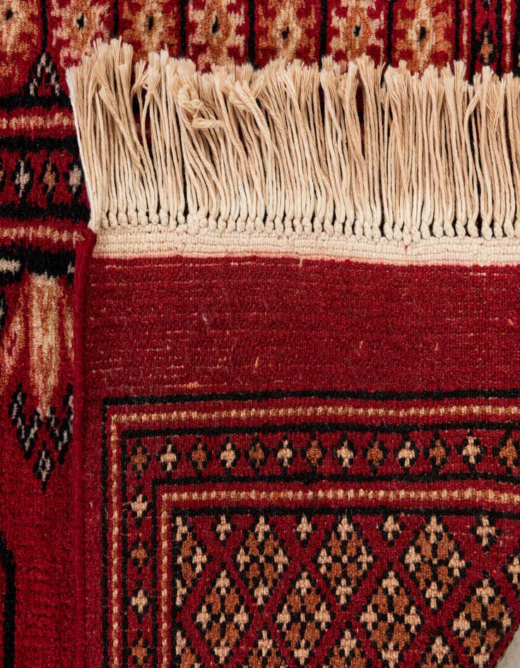 Detail image of 2' x 3' Hand Knotted Bokhara Wool Rug