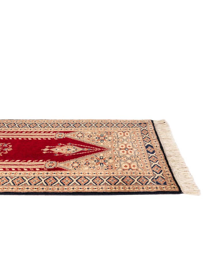 Detail image of 2' 8 x 4' 1  Hand Knotted Bokhara Oriental Wool Rug