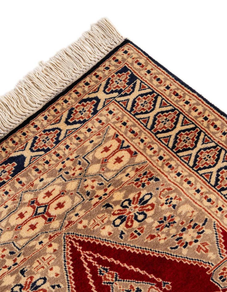 Detail image of 2' 8 x 4' 1  Hand Knotted Bokhara Oriental Wool Rug