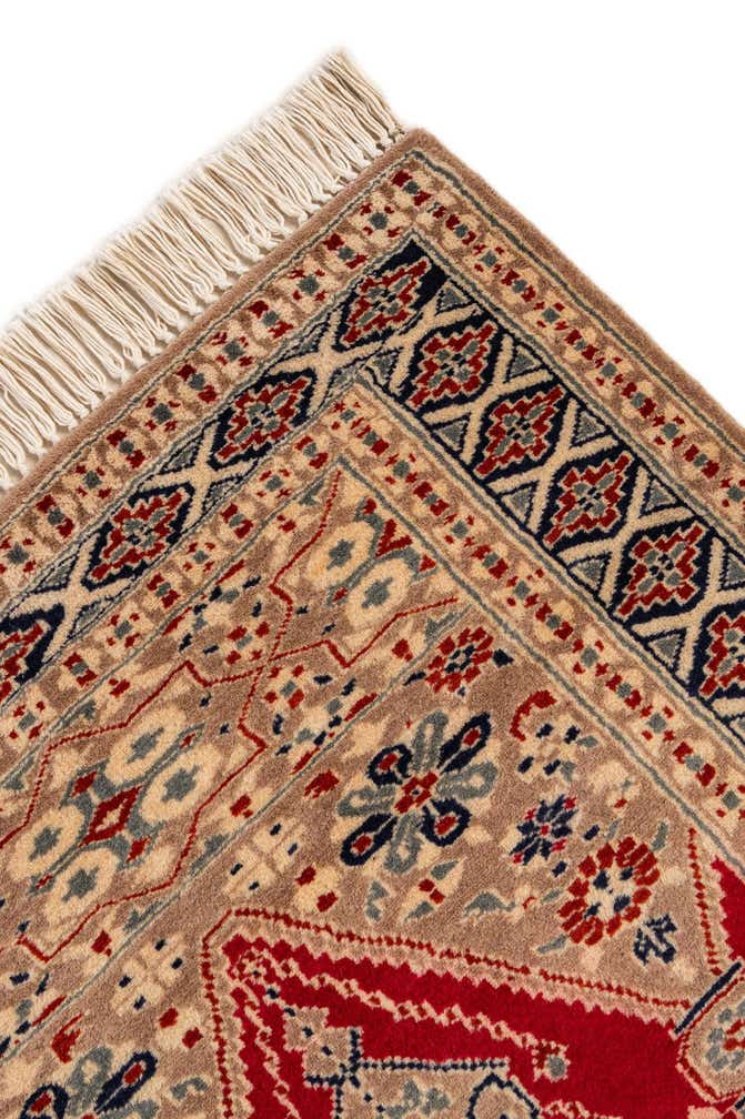 2' 8 x 3' 11 Hand Knotted Bokhara Oriental Wool Rug