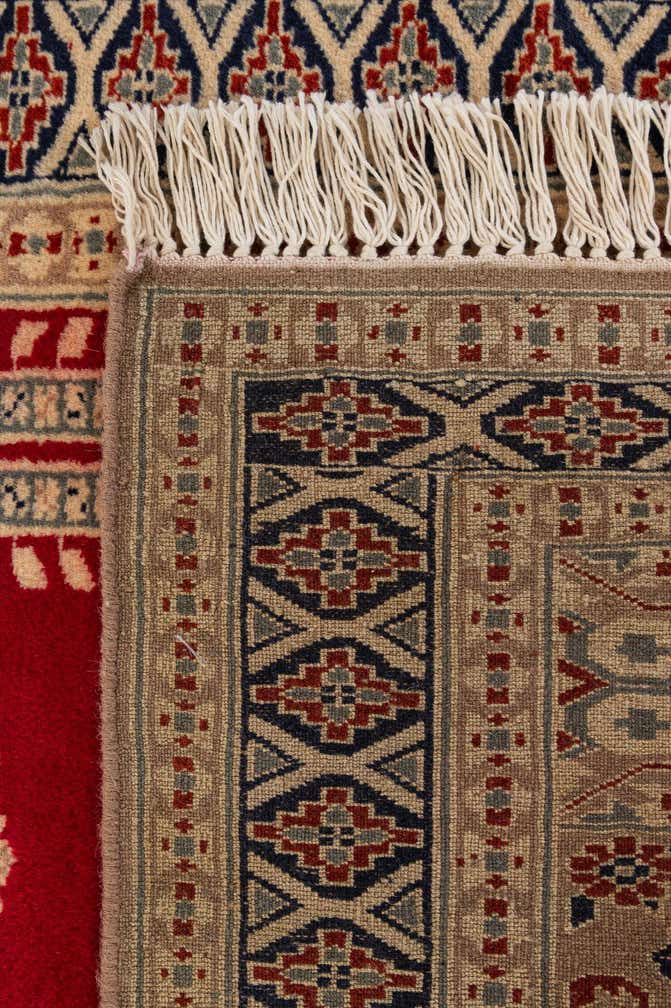 2' 8 x 3' 11 Hand Knotted Bokhara Oriental Wool Rug
