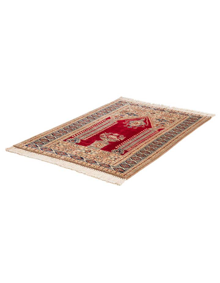 2' 8 x 3' 11 Hand Knotted Bokhara Oriental Wool Rug
