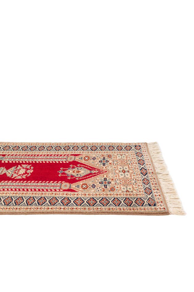 Detail image of 2' 8 x 3' 11 Hand Knotted Bokhara Oriental Wool Rug