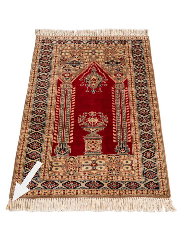 2' 8 x 3' 11 Hand Knotted Bokhara Oriental Wool Rug