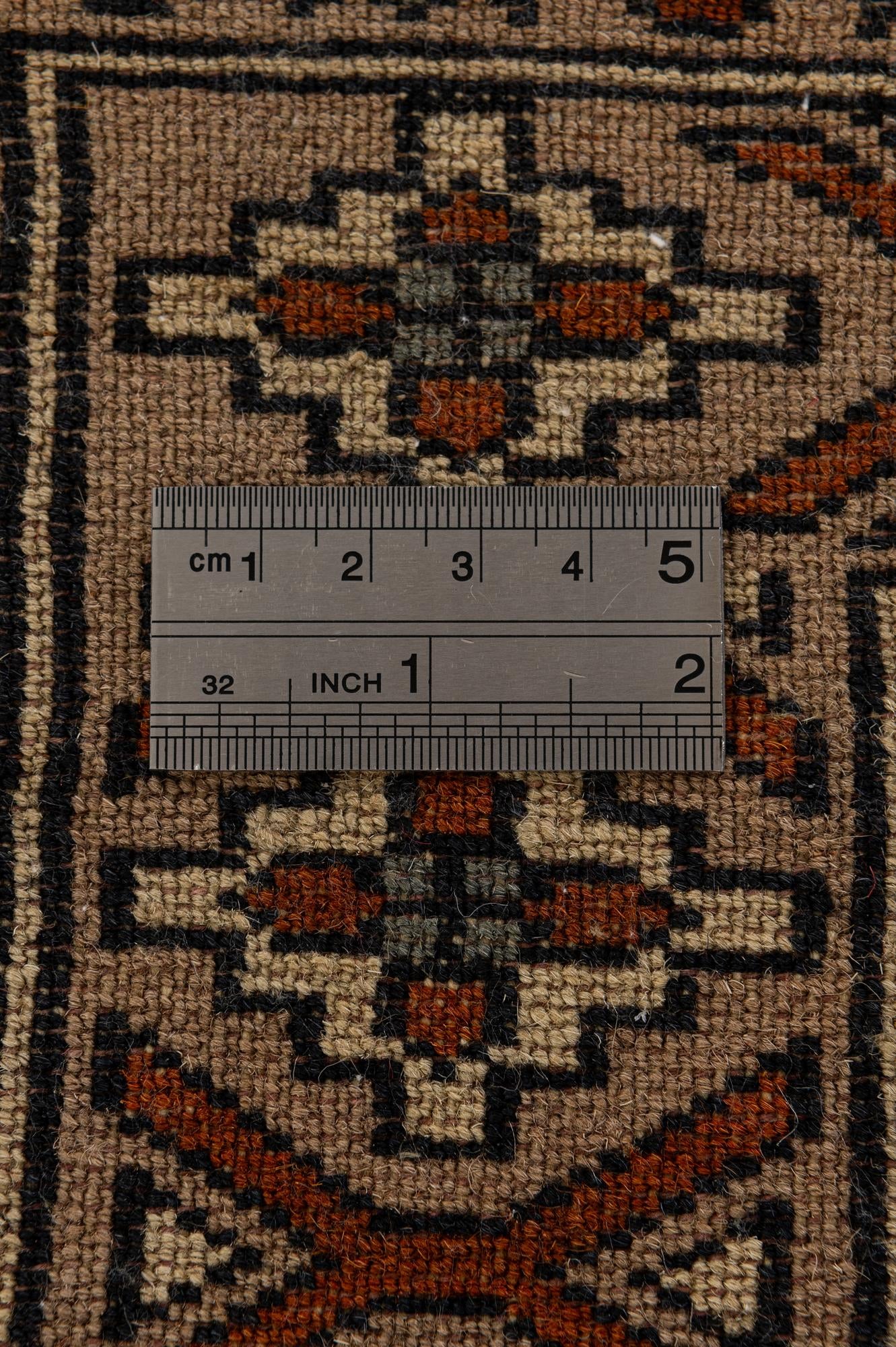 2' 7 x 4' Hand Knotted Bokhara Oriental Wool Rug