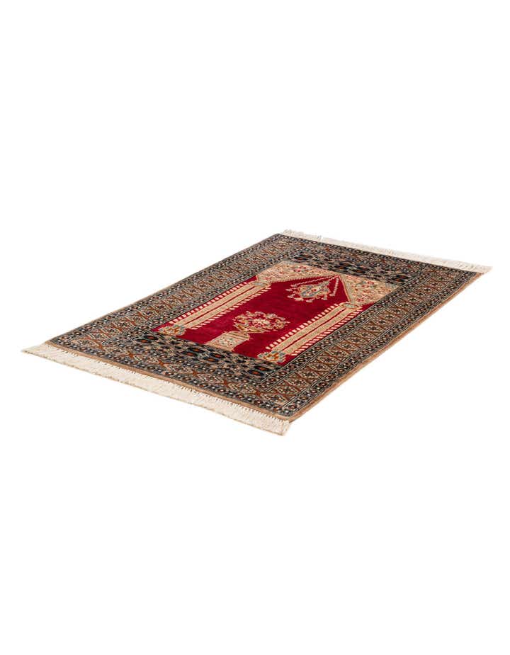2' 7 x 4' Hand Knotted Bokhara Oriental Wool Rug
