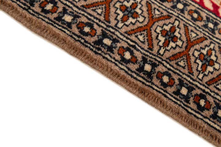2' 7 x 4' Hand Knotted Bokhara Oriental Wool Rug