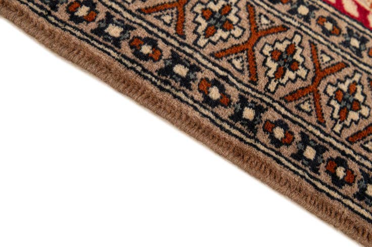 Detail image of 2' 7 x 4' Hand Knotted Bokhara Oriental Wool Rug