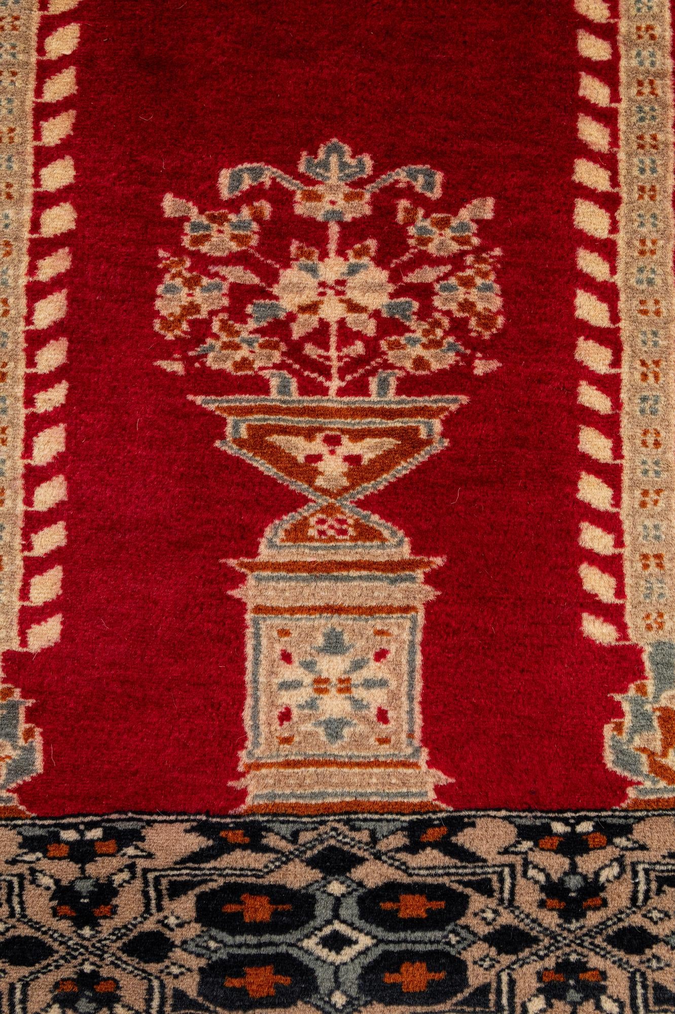 2' 7 x 4' Hand Knotted Bokhara Oriental Wool Rug