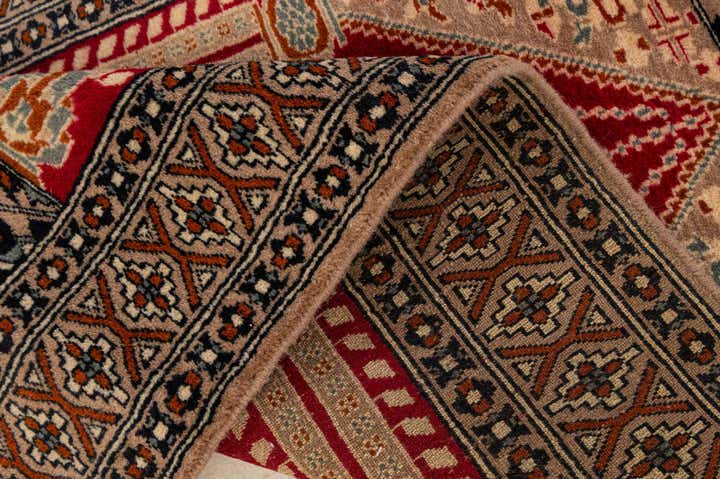 2' 7 x 4' Hand Knotted Bokhara Oriental Wool Rug