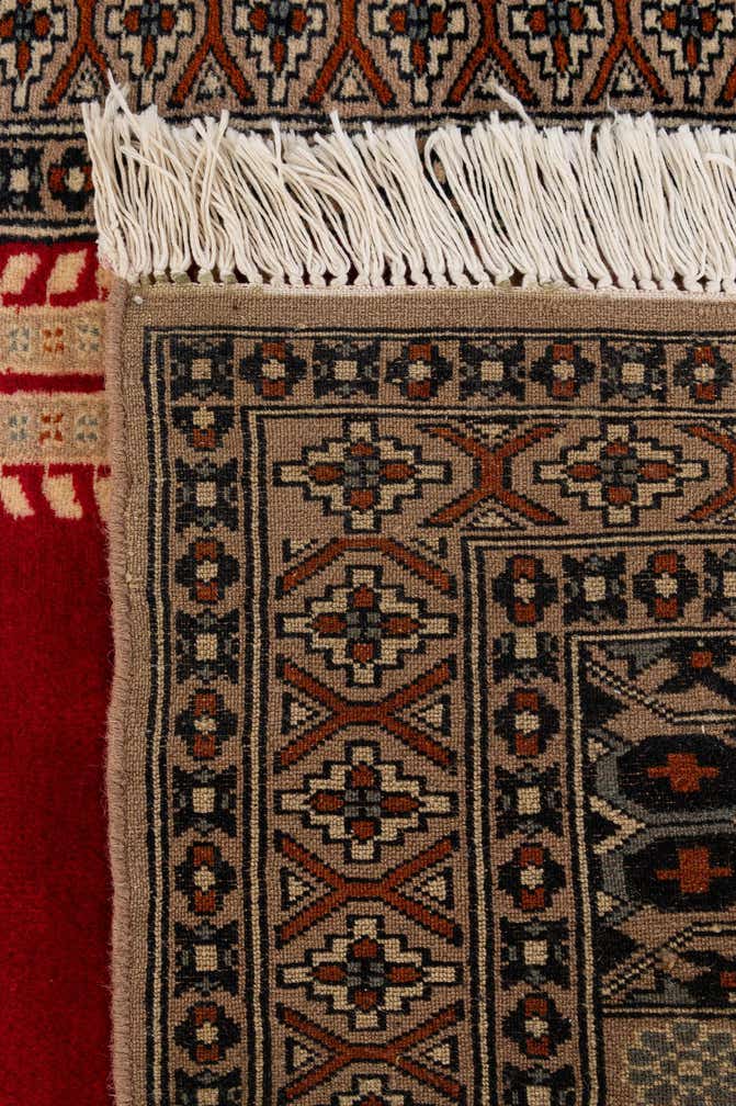 2' 7 x 4' Hand Knotted Bokhara Oriental Wool Rug