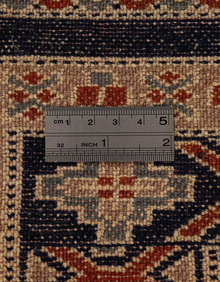 Detail image of 2' 8 x 4' 2  Hand Knotted Bokhara Oriental Wool Rug