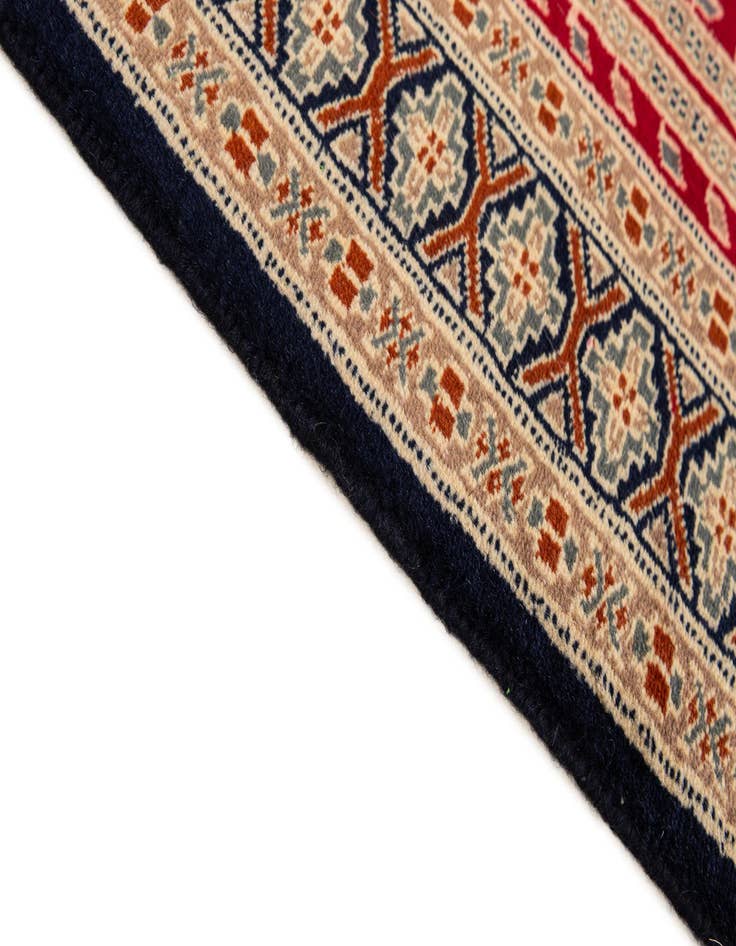 Detail image of 2' 8 x 4' 2  Hand Knotted Bokhara Oriental Wool Rug