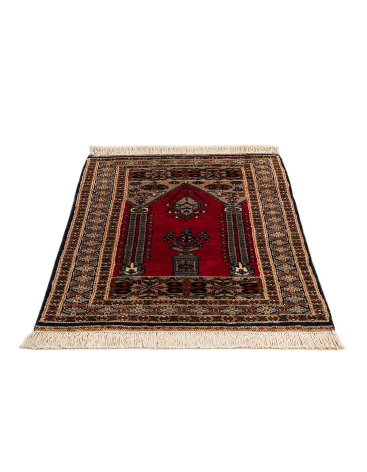 Detail image of 2' 8 x 4' 3 Hand Knotted Bokhara Oriental Wool Rug