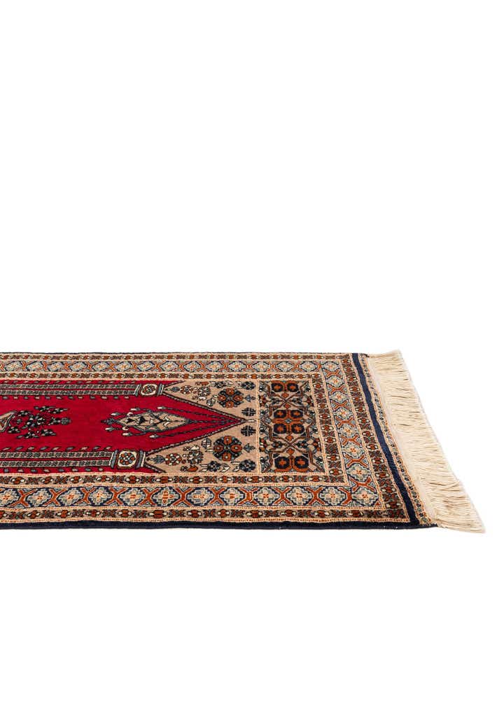 2' 8 x 4' 3 Hand Knotted Bokhara Oriental Wool Rug