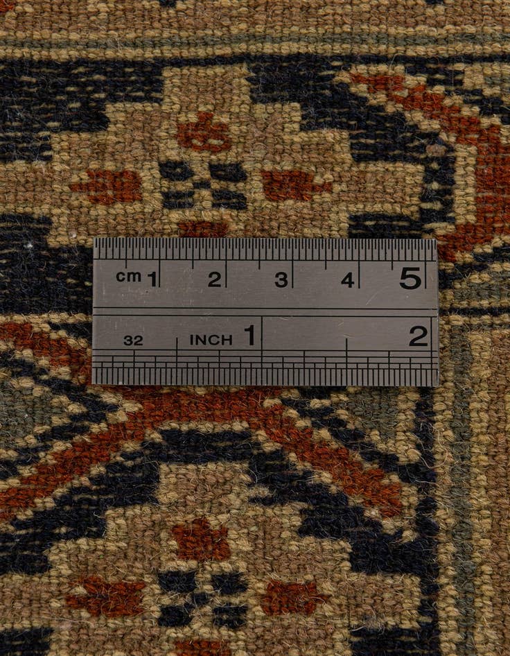 Detail image of 2' 7 x 4' 8  Hand Knotted Bokhara Oriental Wool Rug