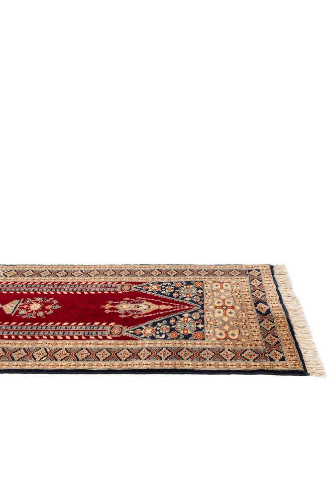2' 7 x 4' 8 Hand Knotted Bokhara Oriental Wool Rug