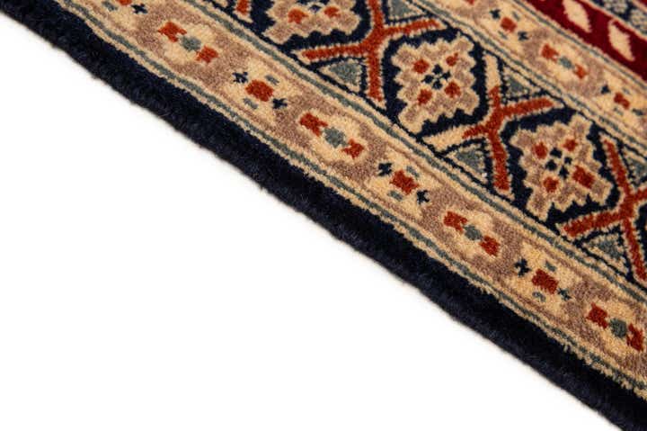 2' 7 x 4' 8 Hand Knotted Bokhara Oriental Wool Rug