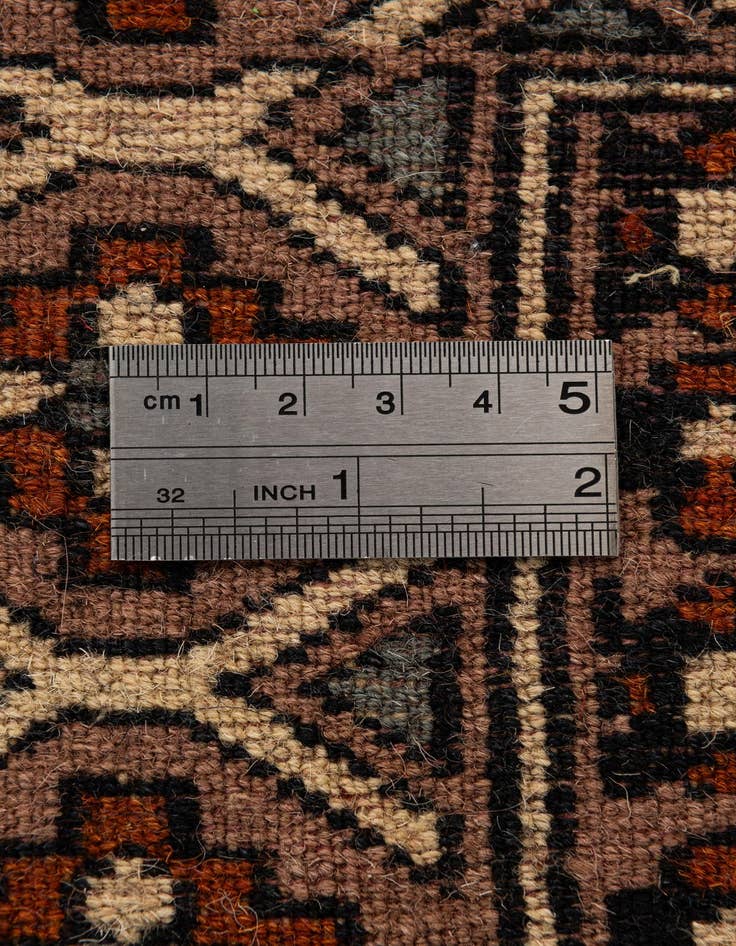 Detail image of 2' 7 x 4' 7  Hand Knotted Bokhara Oriental Wool Rug