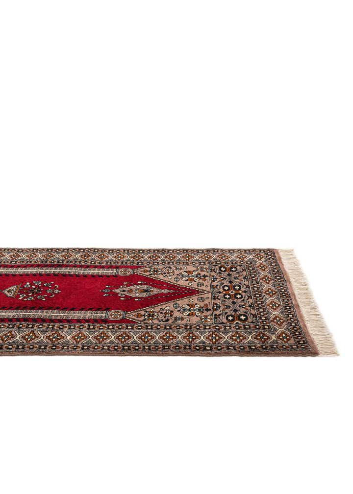 2' 7 x 4' 7 Hand Knotted Bokhara Oriental Wool Rug