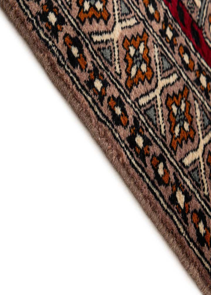 2' 7 x 4' 7 Hand Knotted Bokhara Oriental Wool Rug