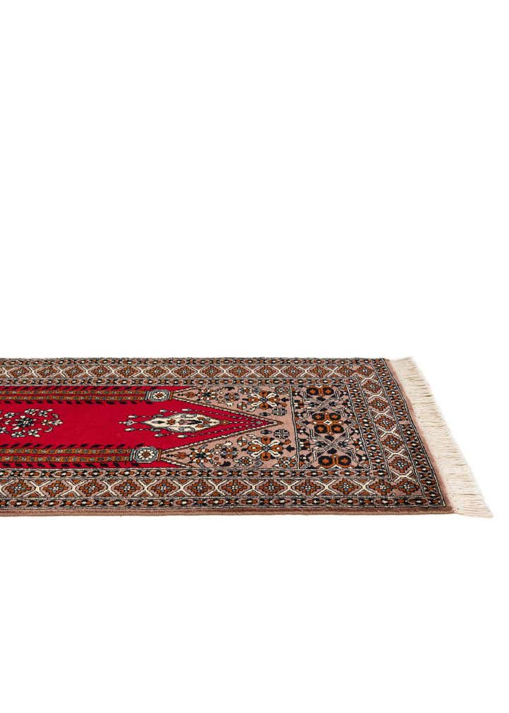 2' 7 x 4' 6 Hand Knotted Bokhara Oriental Wool Rug