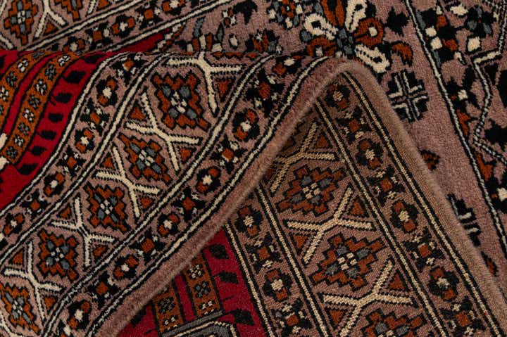 2' 7 x 4' 6 Hand Knotted Bokhara Oriental Wool Rug