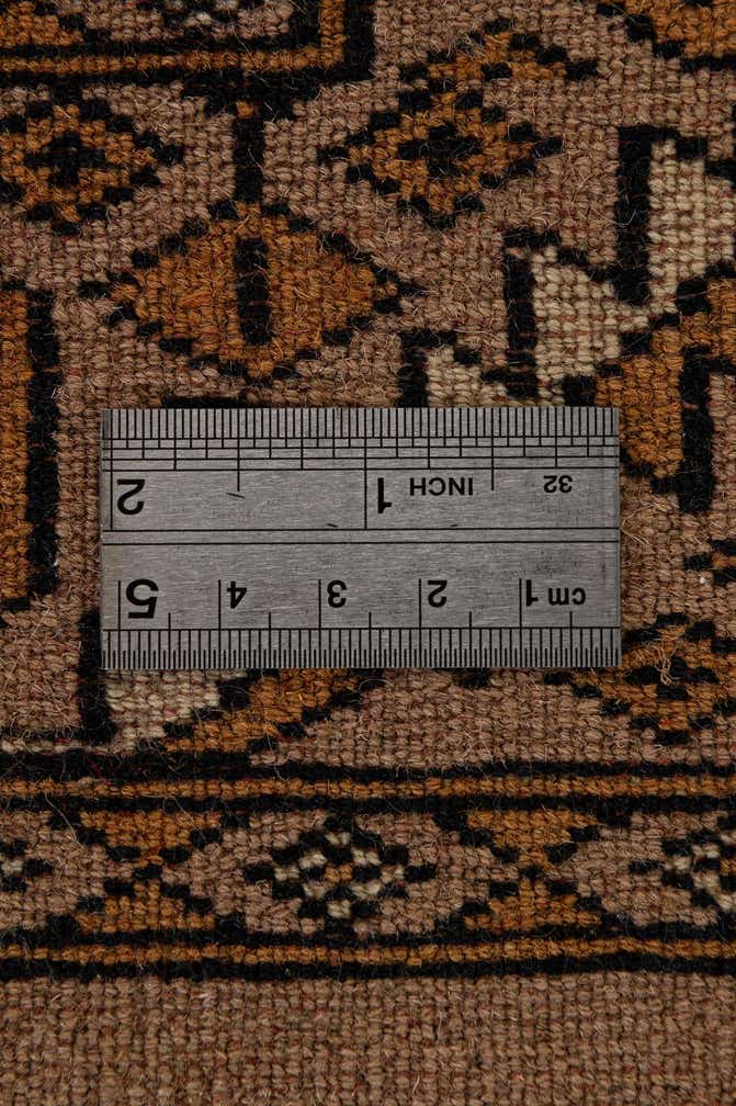 4' 3 x 6' 1 Hand Knotted Bokhara Wool Rug