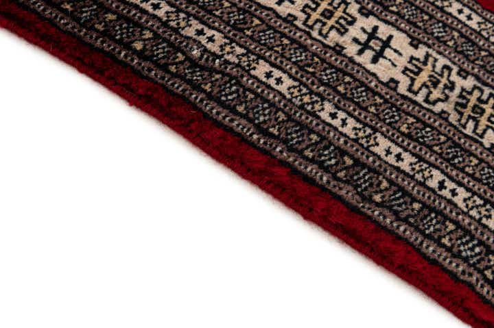 4' 2 x 6' 6 Hand Knotted Bokhara Oriental Wool Rug