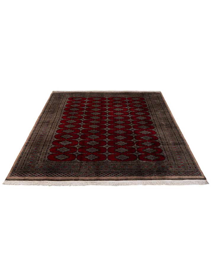 8' 5 x 11' Hand Knotted Bokhara Oriental Wool Rug