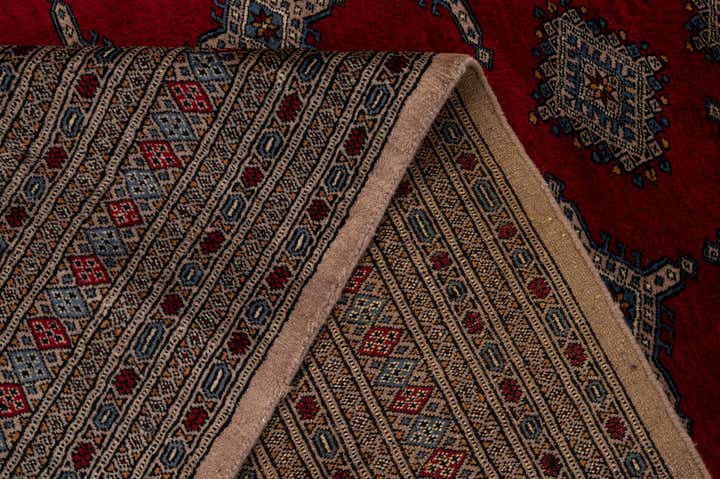 8' 5 x 11' Hand Knotted Bokhara Oriental Wool Rug