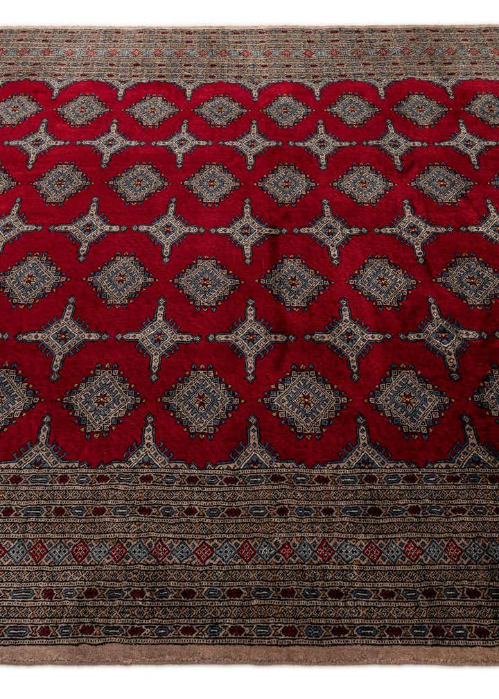 8' 5 x 11' Hand Knotted Bokhara Oriental Wool Rug