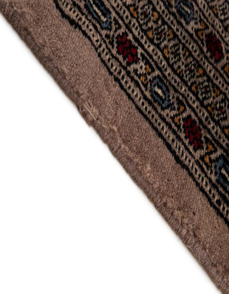 Detail image of 8' 5 x 11' Hand Knotted Bokhara Oriental Wool Rug