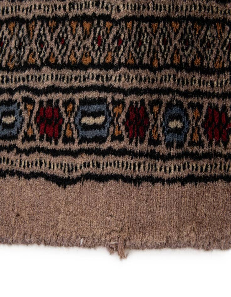 Detail image of 8' 5 x 11'  Hand Knotted Bokhara Oriental Wool Rug