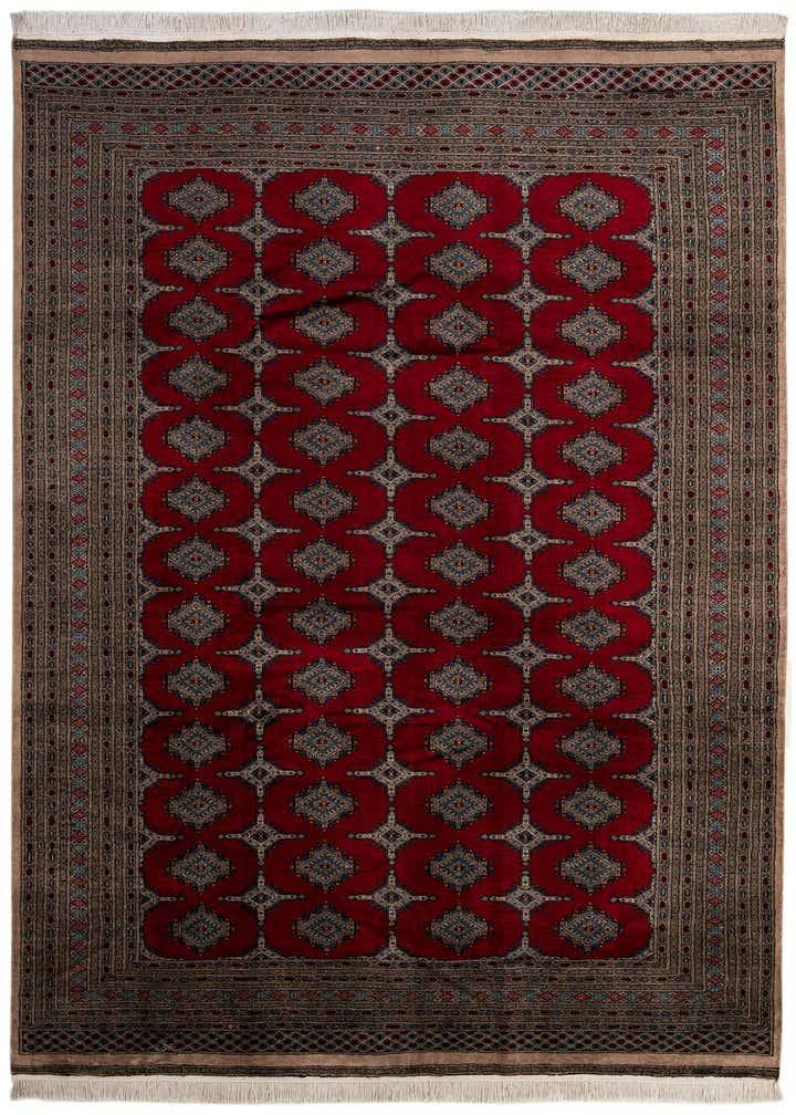 8' 5 x 11' Hand Knotted Bokhara Oriental Wool Rug