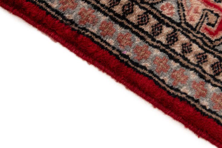 Detail image of 4' 2 x 6' 1 Hand Knotted Bokhara Oriental Wool Rug