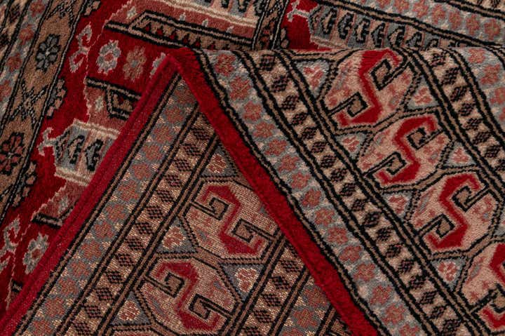 4' 2 x 6' 1 Hand Knotted Bokhara Oriental Wool Rug