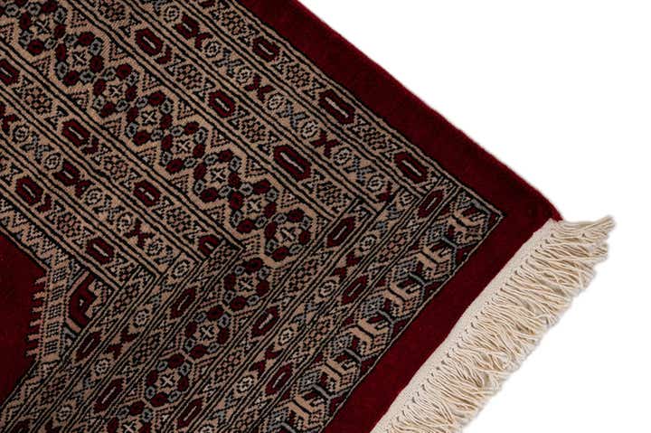 8' 2 x 11' Hand Knotted Bokhara Wool Rug