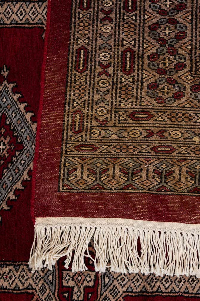 8' 2 x 11' Hand Knotted Bokhara Wool Rug