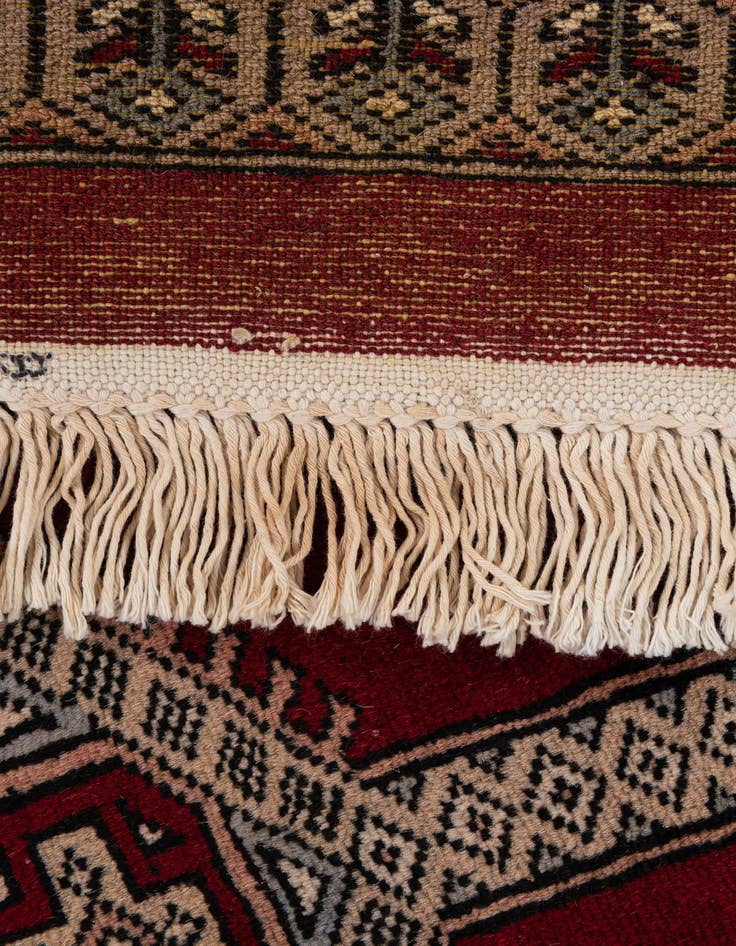 Detail image of 8' 2 x 11'  Hand Knotted Bokhara Wool Rug