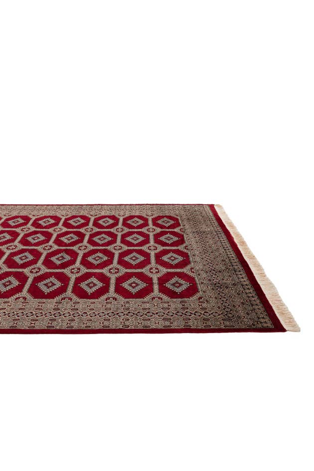 Detail image of 8' 2 x 11' Hand Knotted Bokhara Wool Rug